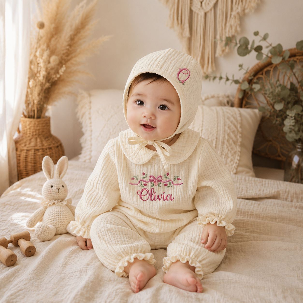 Romper + Bonnet