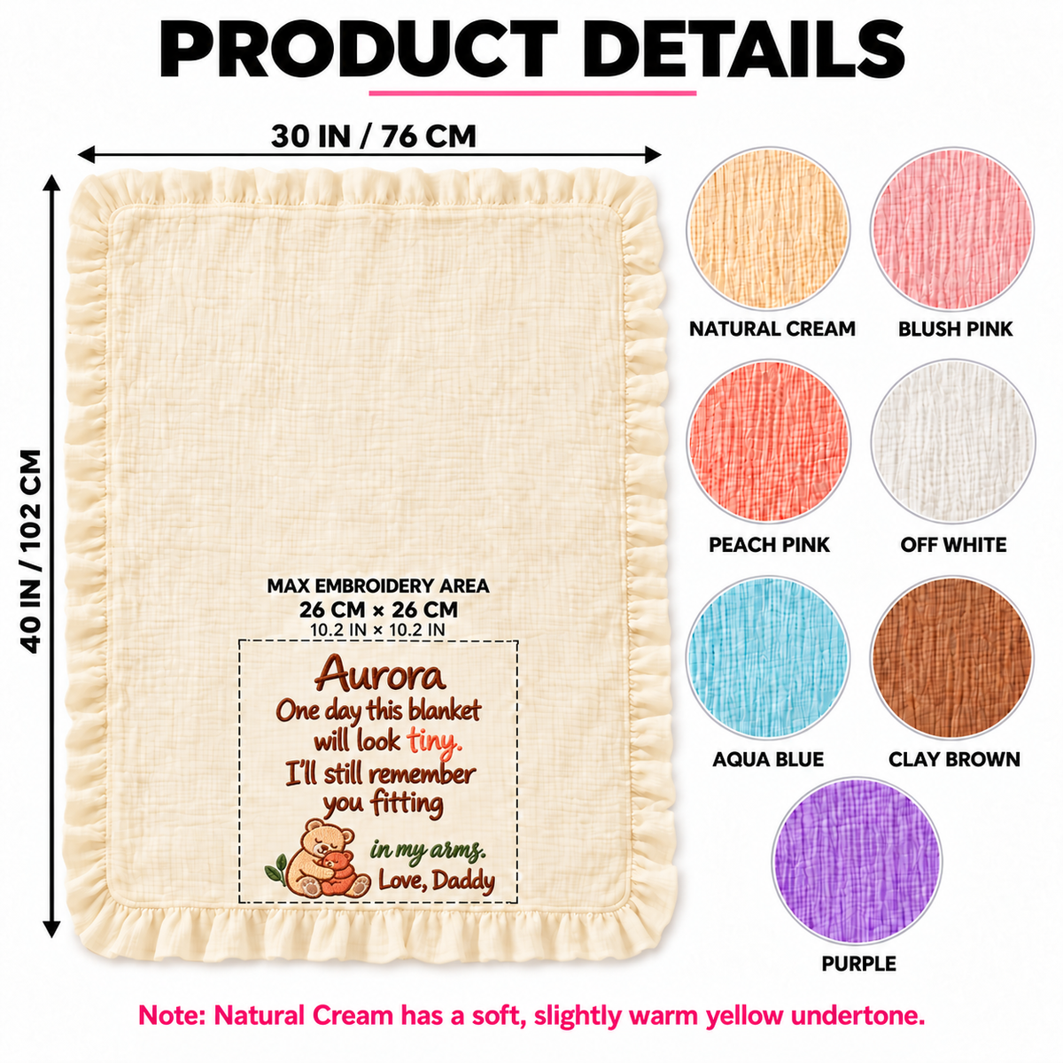 Doing Great Mommy Happy Christmas Blanket | Hand-in-Hand Personalized Keepsake Gift