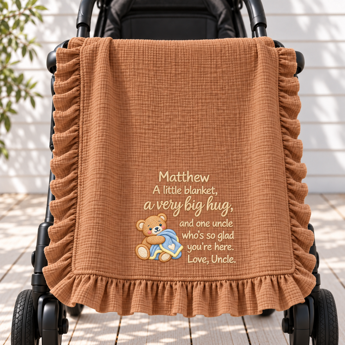Doing Great Mommy Fits My Heart Blanket | Personalized Christmas Keepsake Gift