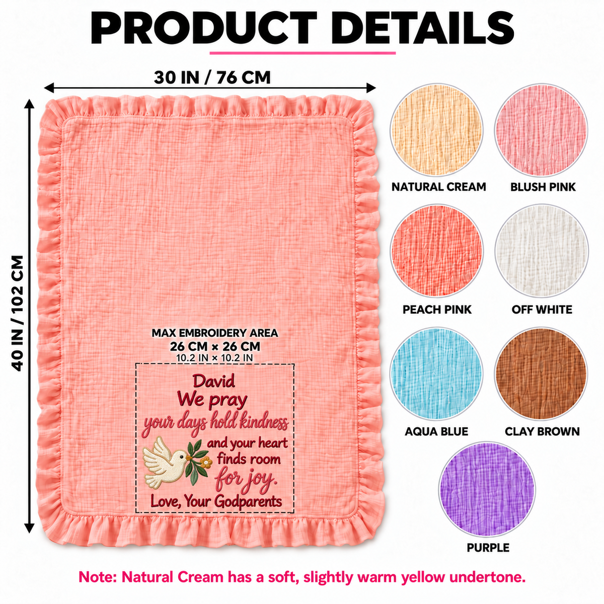 Doing Great Job Happy Christmas Blanket | Personalized Mommy & Baby Keepsake Gift