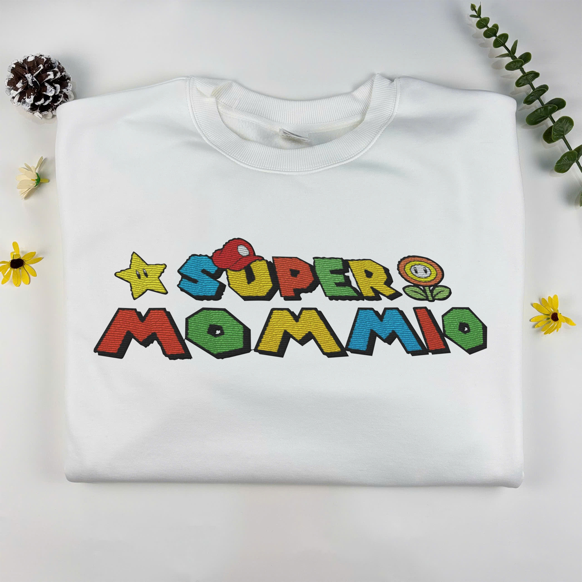 Super Mammio Embroidered Sweatshirt, Mother's Day Gift, New Mom Present