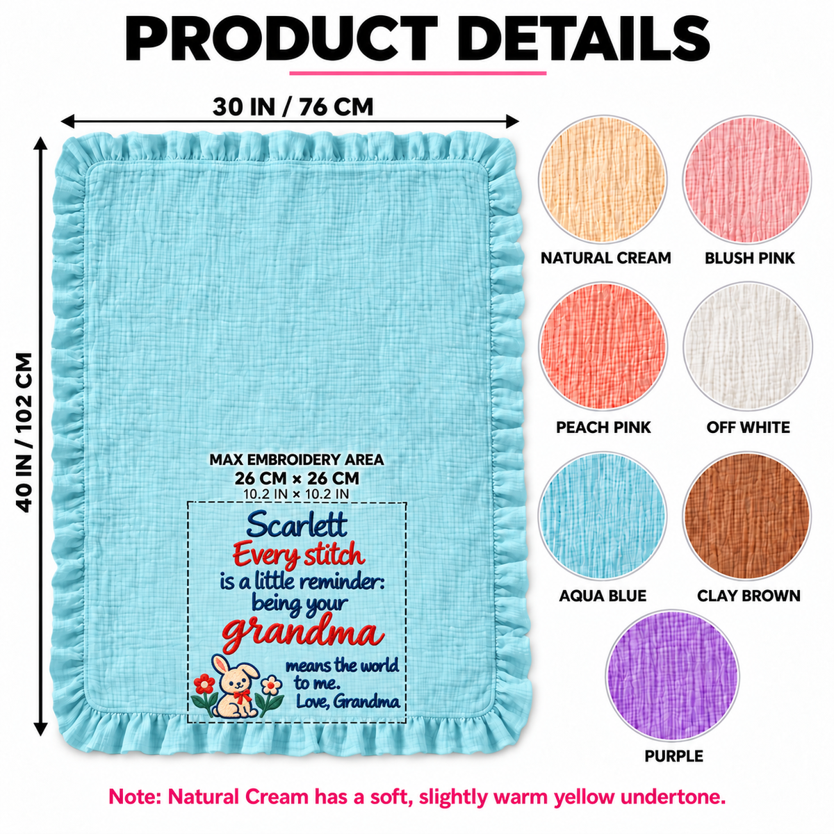 Doing Great Job This Christmas Blanket | Personalized Mommy & Newborn Keepsake Gift