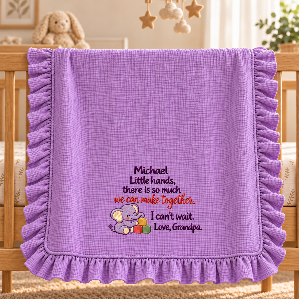 You Are Doing Great Mommy This Christmas Blanket | Personalized Newborn Keepsake Gift