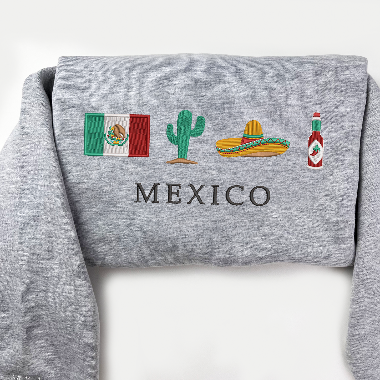 Custom Country Sweatshirt, Embroidered Crewneck Sweatshirt, Patriotic sweatshirt, Symbol Stitch, Pride Nationality