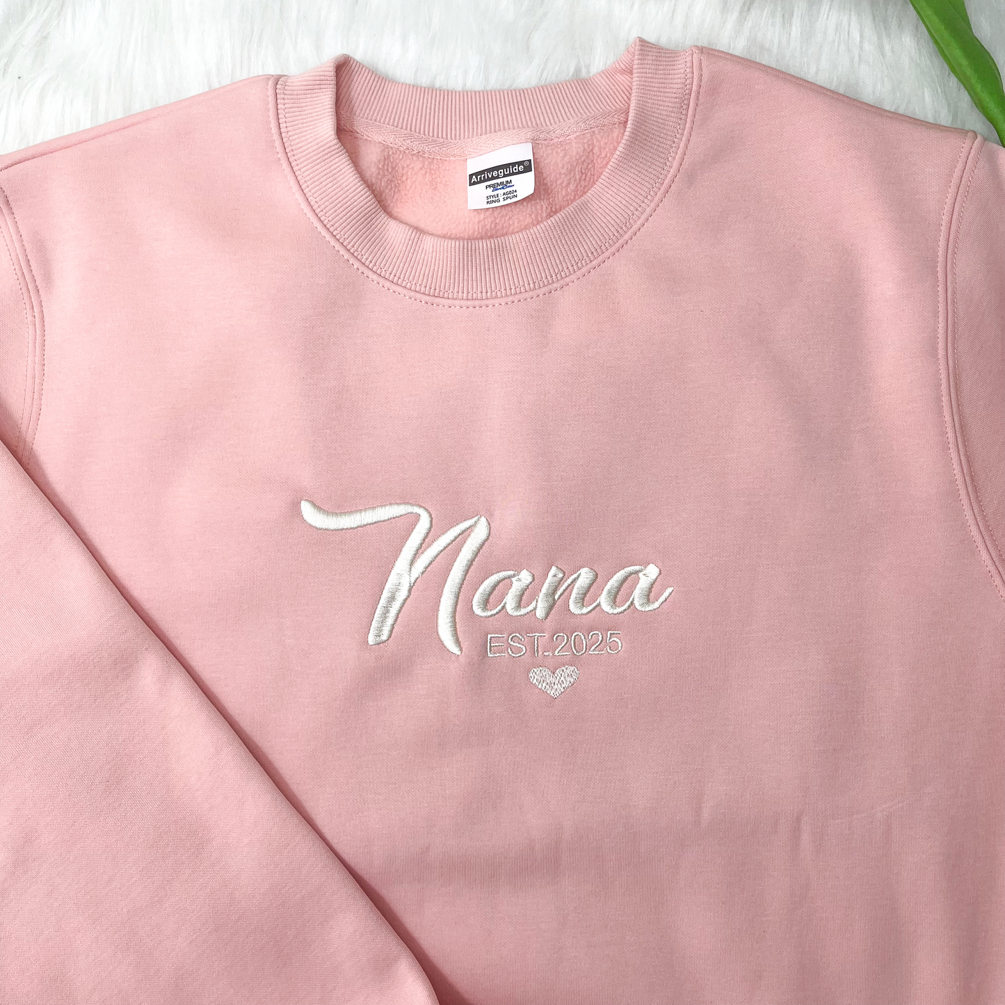 Nana, Mimi, Nene Customized Embroidered Sweatshirt, Personalized Gift for Grandma, Grandmother