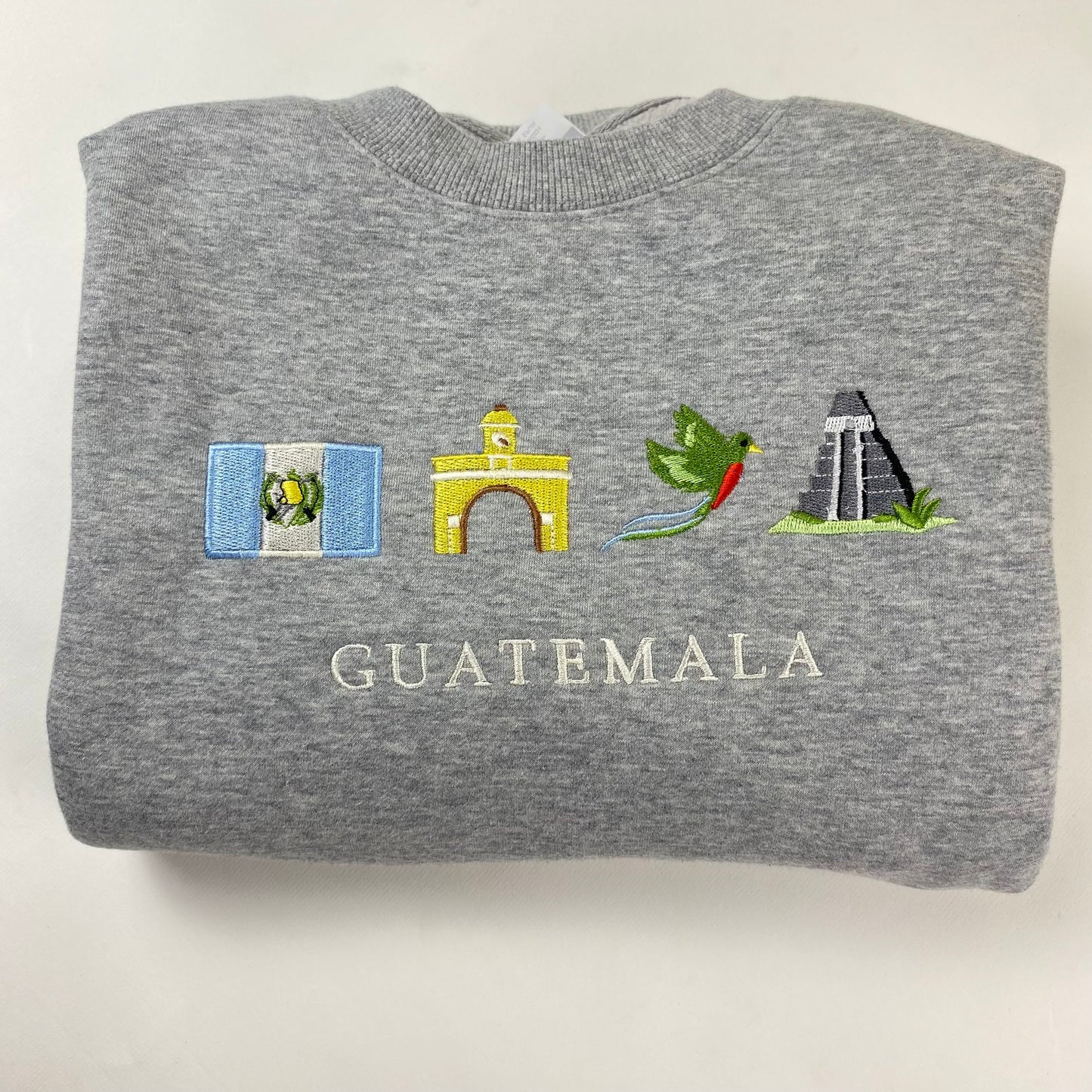 Custom Country Sweatshirt, Embroidered Crewneck Sweatshirt, Patriotic sweatshirt, Symbol Stitch, Pride Nationality