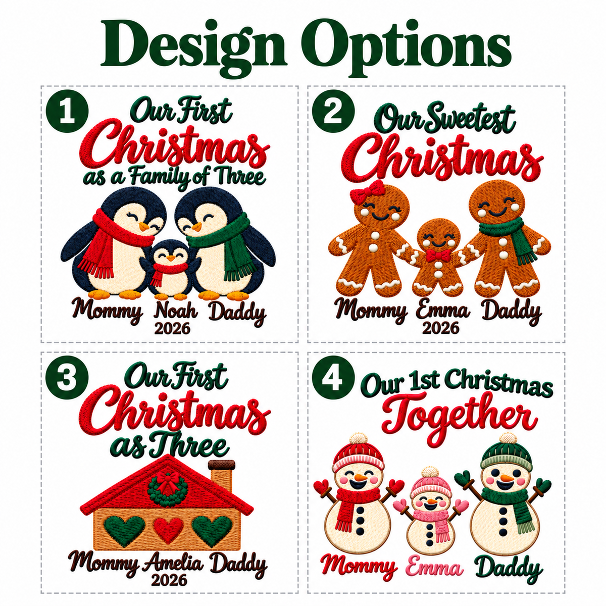 Our First Christmas Fits My Heart Blanket | Family Christmas | Baby Keepsake Gift Blanket